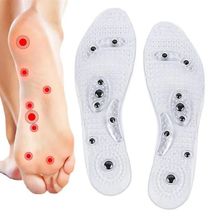 Orthopedic Magnetic Therapy Massage Insoles, Gel Foot Health Pain Relief Acupressure Massaging